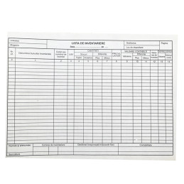 Lista de inventariere
